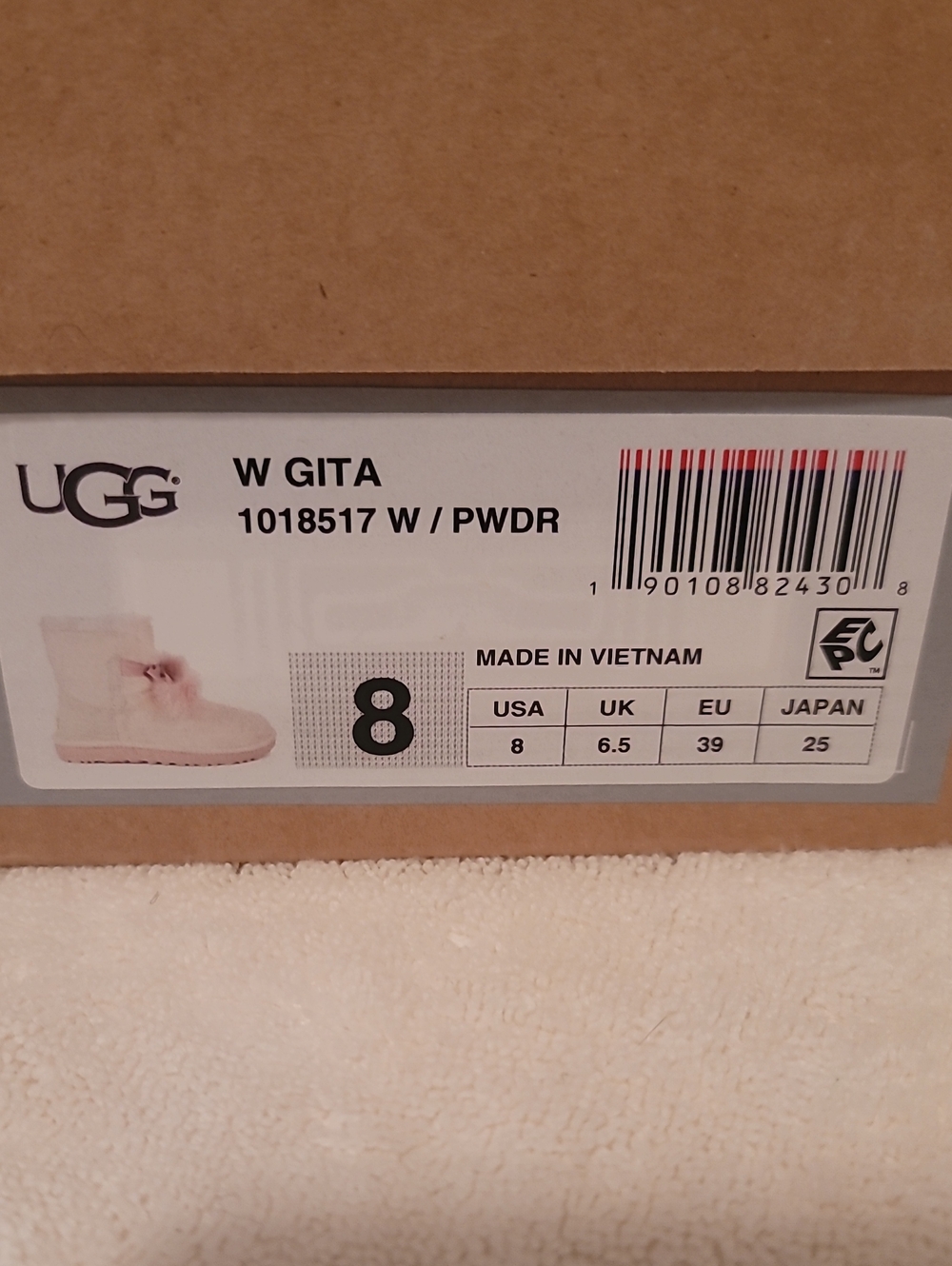 UGG W Gita Boot in Powder Pink